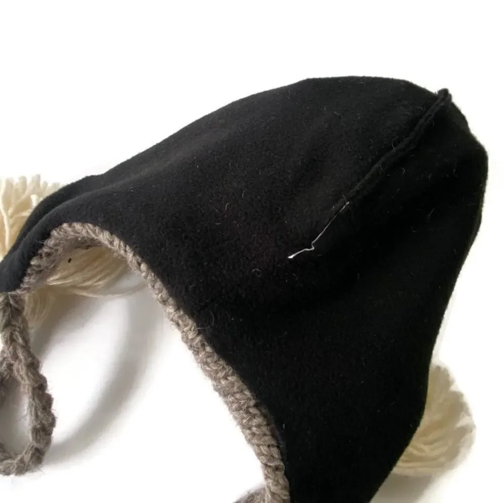 Kids Moose Knit Beanie Hat OS